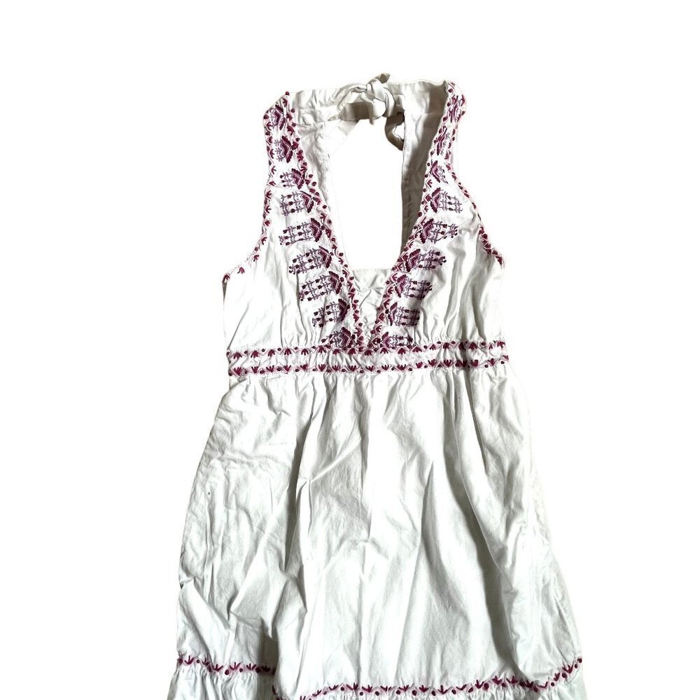 Anthropologie Akemi + Kin White Halter Midi Dress 0 - Picture 2 of 12